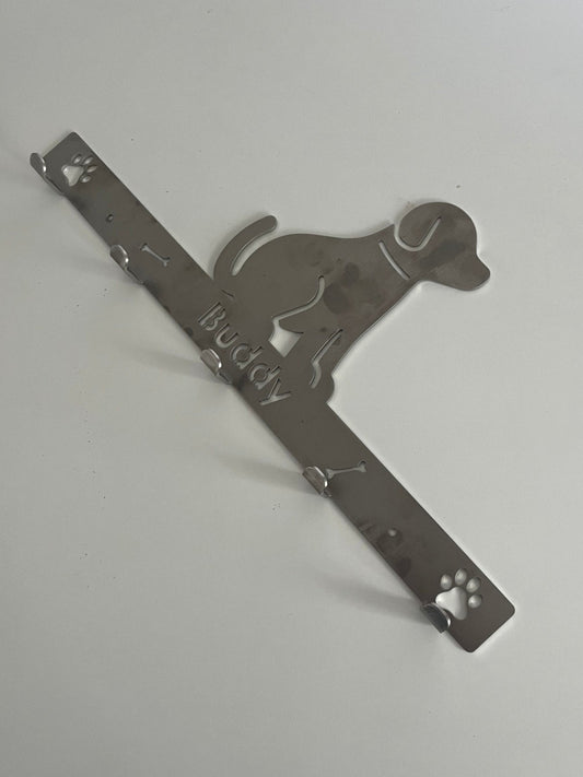 Garderobe Hund mit Pfoten und Knochen