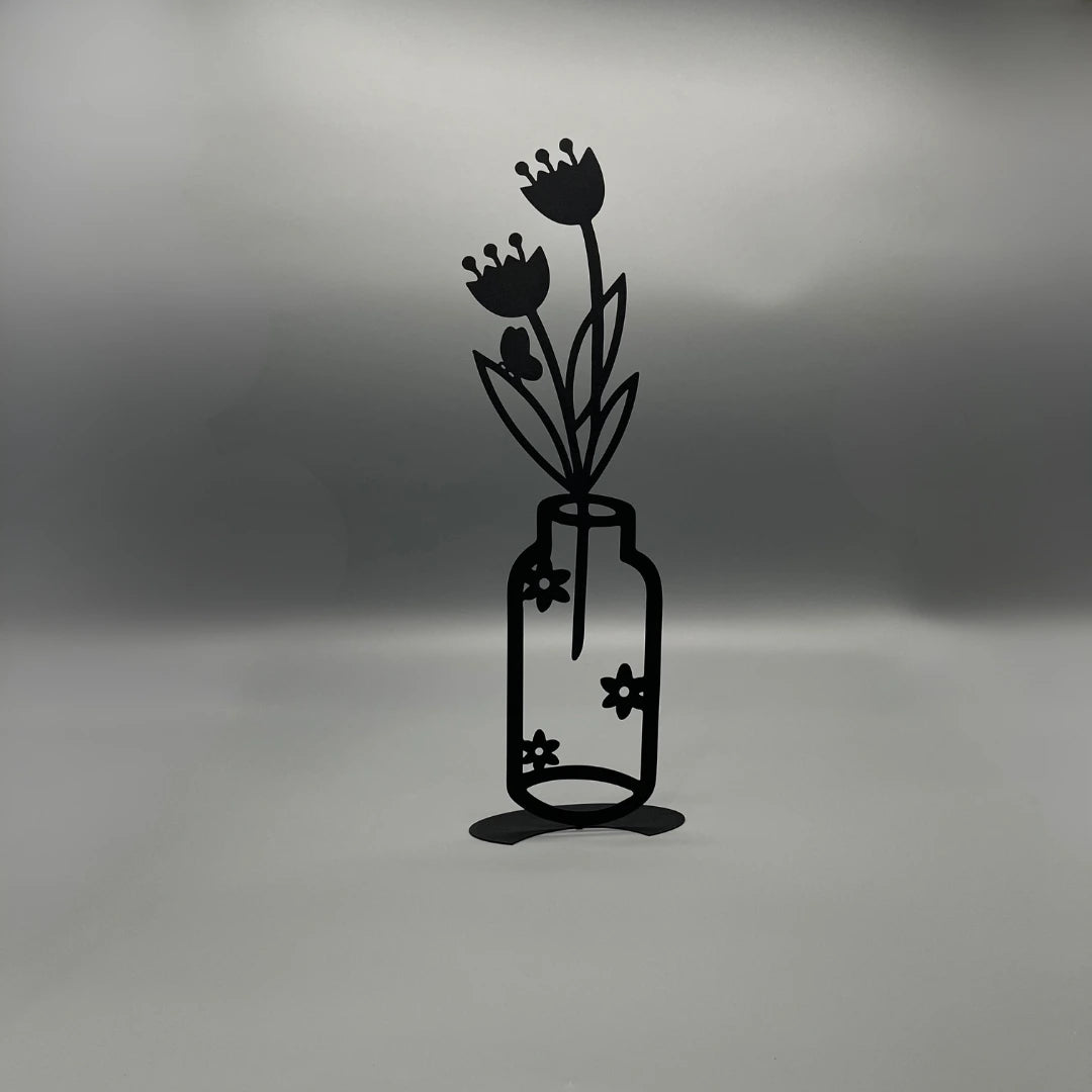 Aufsteller Blumenvase