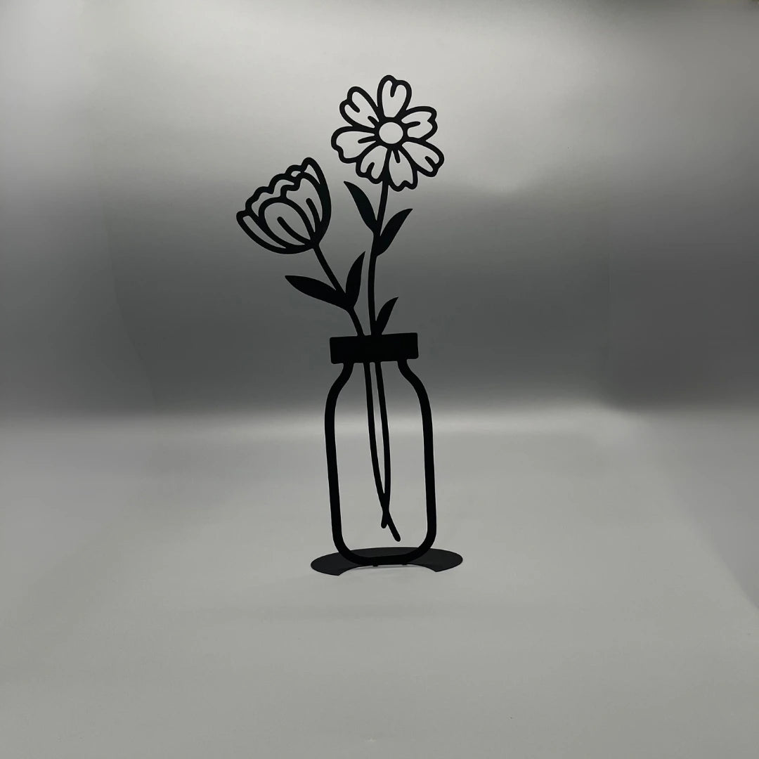 Aufsteller Blumenvase