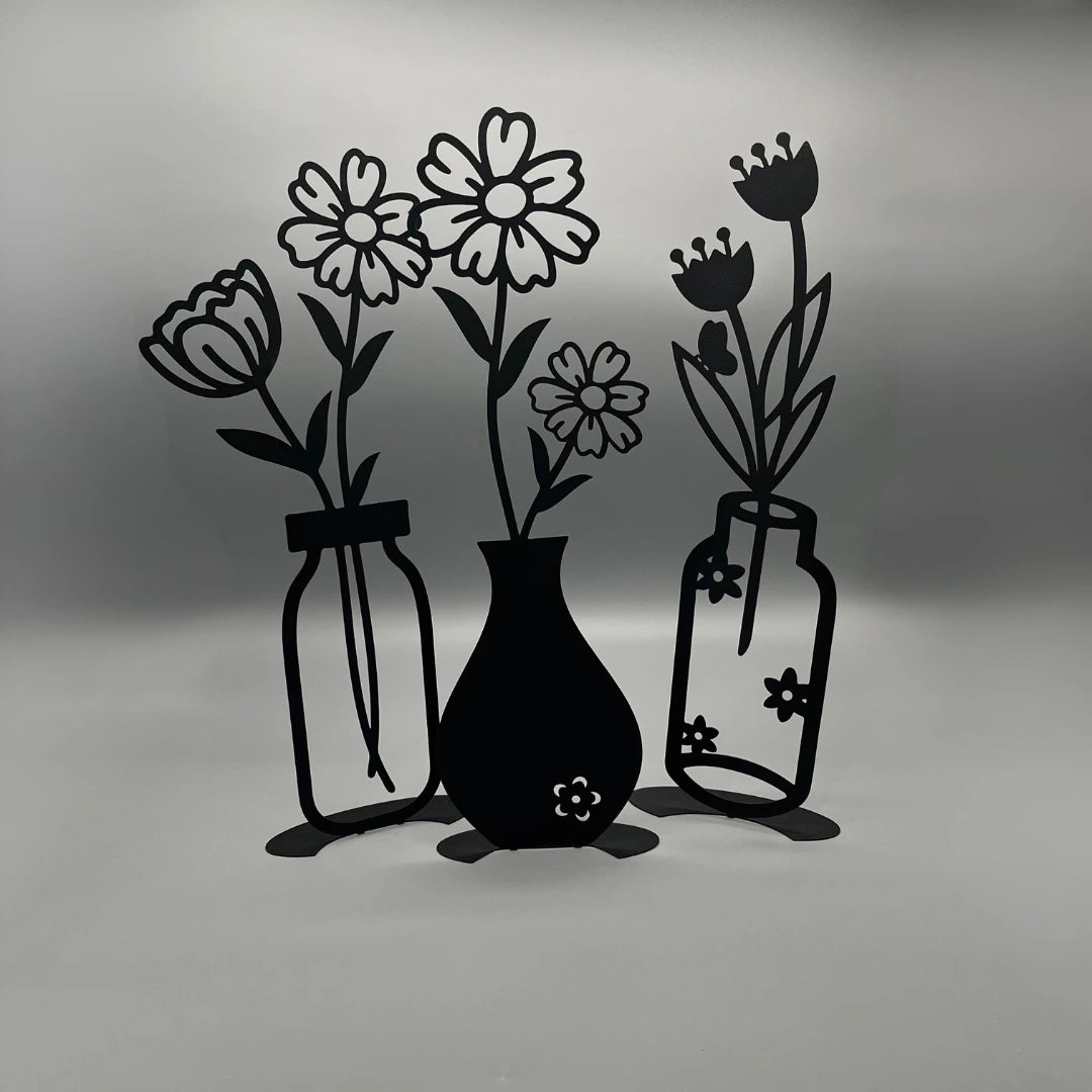 Aufsteller Blumenvase