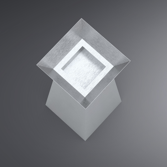 Pflanzenschale viereckig von oben