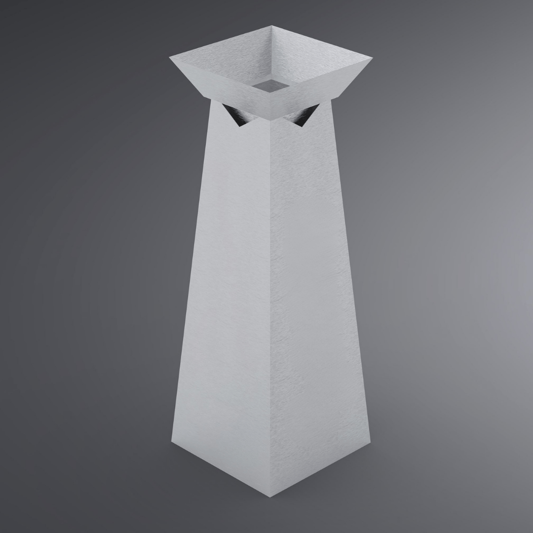 Metall Blumensäule mit Wunschmotiv – Nordsmiede