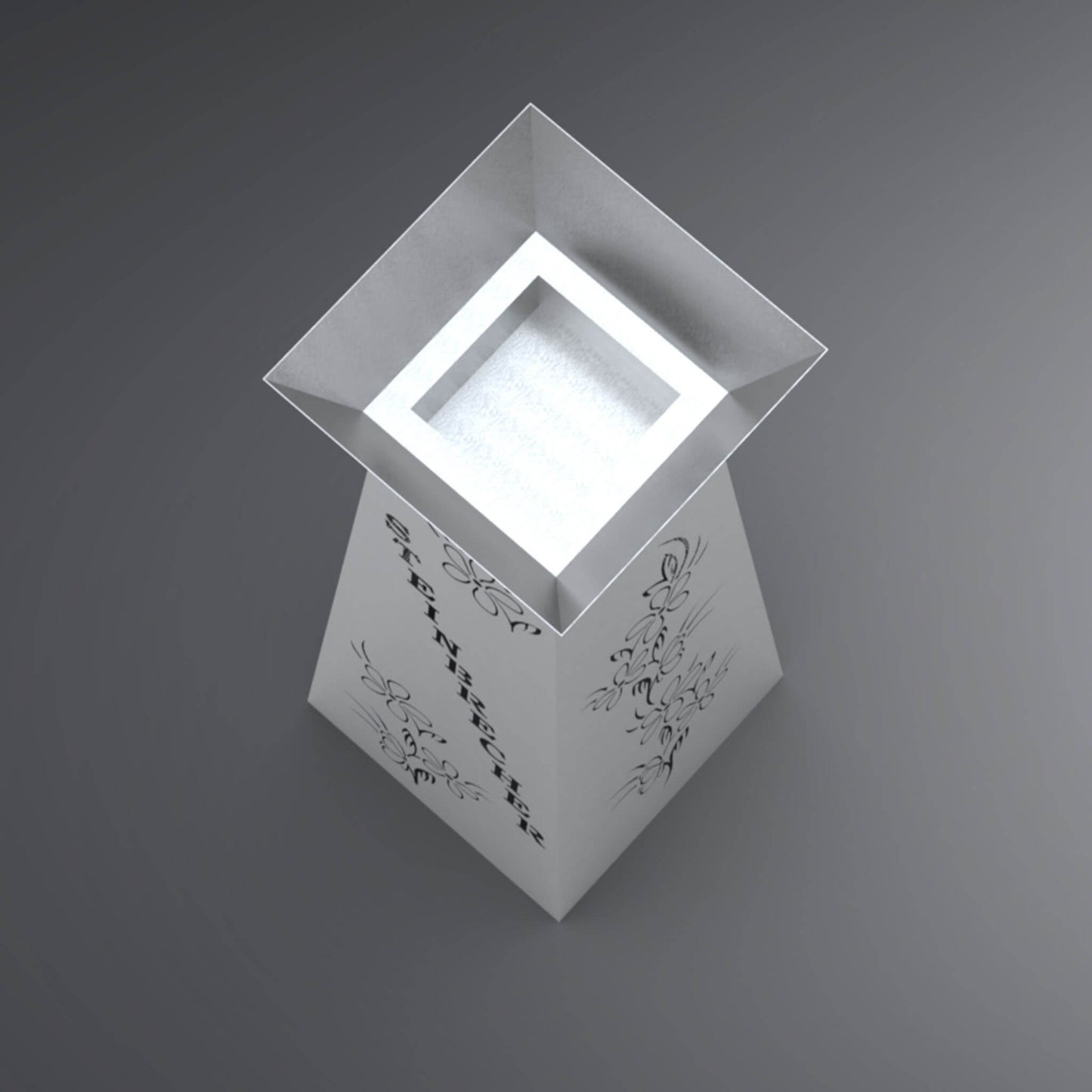 Blumensäule von oben