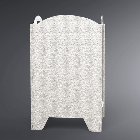 3D Modell einer Feuertonne Seite ohne Motiv.