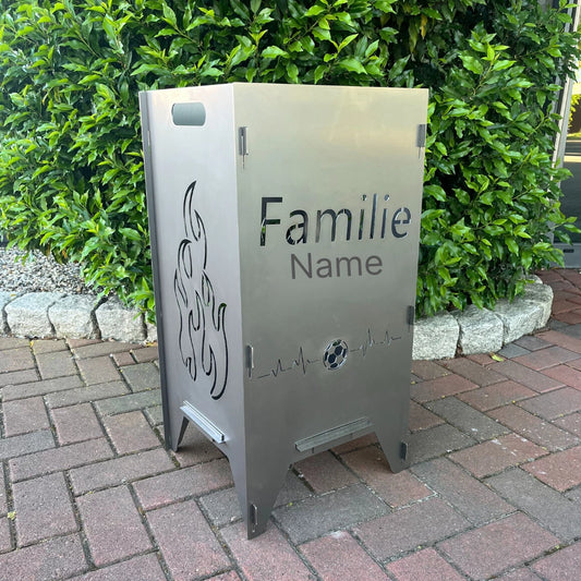 Feuertonne 75 cm "Fußball Personalisiert"